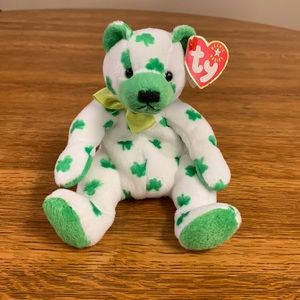 Ty Beanie Baby Clover the Bear, March 2001